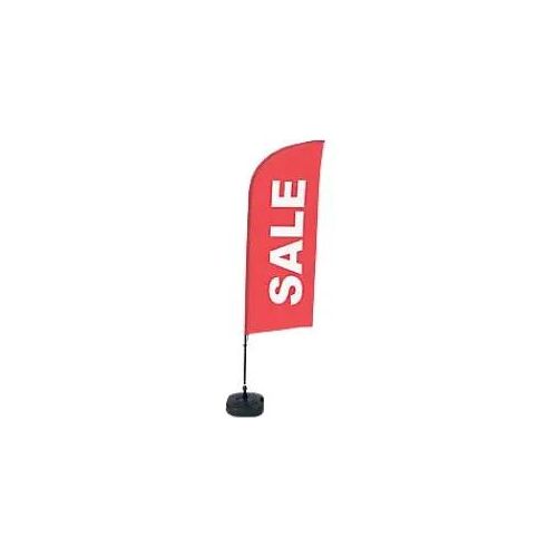 8596052143717 - SHOWDOWN Strandflagge Sale Windform Rot 330 x 89 cm Einzel Aluminium