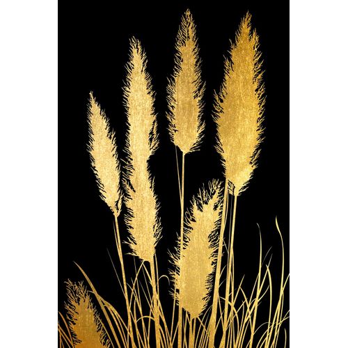 4067437736595 - Acrylglasbild Pampas Gras - Acrylbilder mit Blattgold veredelt Bilder Gr B H 60 cm x 90 cm Acrylglasbild mit Blattgold 1 St goldfarben (gold) Acrylglasbilder Goldveredelung Handgearbeitet Gerahmt Edel