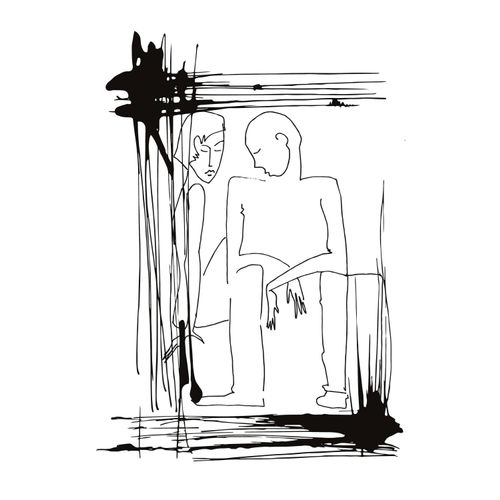 4049009090809 - Acrylglasbild QUEENCE Mann und Frau schwarz (farbe bild(er) schwarz) B100cm H150cm T24cm Bilder Fine Art-Print in Galeriequalität 4049009090809 - Acrylglasbild QUEENCE Mann und Frau schwarz (farbe bild(er) schwarz) B100cm H150cm T24cm Bilder Fine Art-Print in Galeriequalität