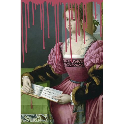 4049009076780 - Acrylglasbild QUEENCE Frau mit Buch mit Farbklecks grün (farbe bild(er) grün) B80cm H120cm T24cm Bilder Fine Art-Print in Galeriequalität 4049009076780 - Acrylglasbild QUEENCE Frau mit Buch mit Farbklecks grün (farbe bild(er) grün) B80cm H120cm T24cm Bilder Fine Art-Print in Galeriequalität