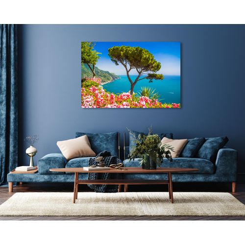 4047809885175 - Acrylglasbild QUEENCE Elissa Bilder Gr B H 120 cm x 80 cm Acrylglasbild Landschaft Querformat 1 St blau Acrylglasbilder