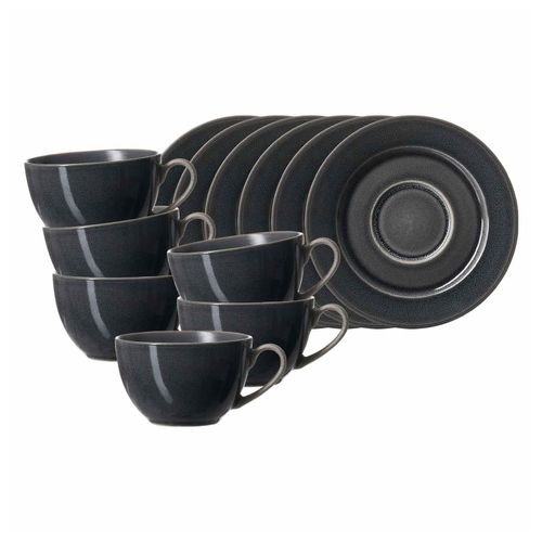 4262487296307 - Kaffeetassen mit Untertassen Toledo 220 ml 6er Set