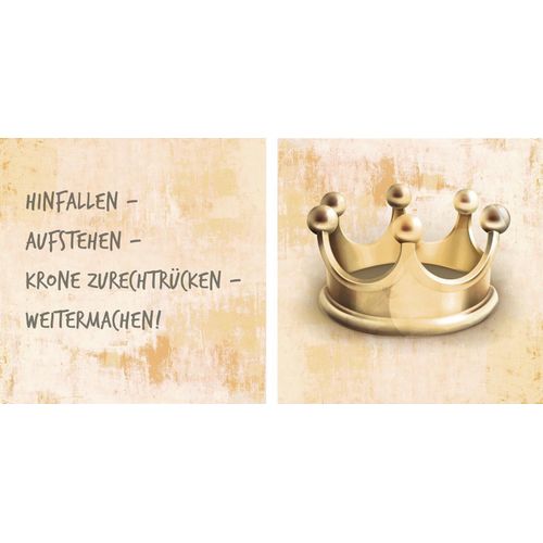 4049009635611 - Leinwandbild »Krone« Königinnen-Prinzen-Prinzessinnen-Kunst-Modern-Spa-Spa Bilder-Sprüche-Sprüche & Texte-Schriftzug-Schriftzüge-Könige (Set) Premium-Leinwandstoff Handarbeit aus Deutschland Spruch 2er Set 4049009635611 - Leinwandbild »Krone« Königinnen-Prinzen-Prinzessinnen-Kunst-Modern-Spa-Spa Bilder-Sprüche-Sprüche & Texte-Schriftzug-Schriftzüge-Könige (Set) Premium-Leinwandstoff Handarbeit aus Deutschland Spruch 2er Set