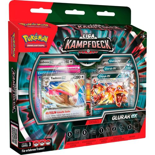 0820650459115 - Pokemon Sammelkarten Pokémon-TCG Liga-Kampfdeck – Glurak-ex