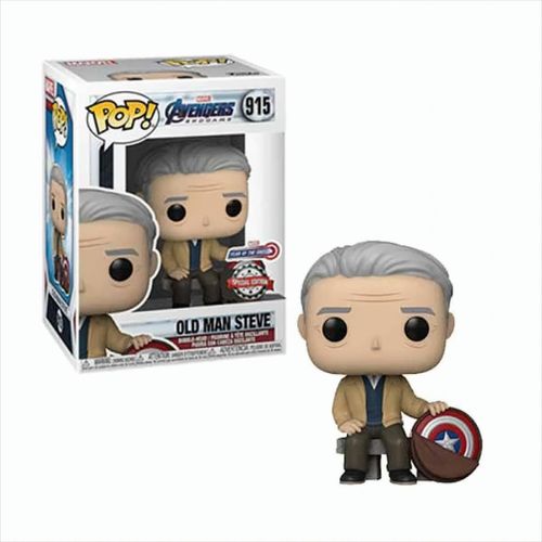 0889698554817 - POP Marvel Avengers Endgame - Old Man Steve