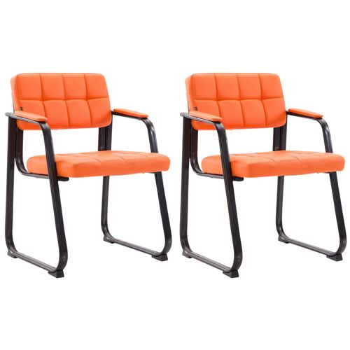 4251756496999 - 2er Set Besucherstühle Canada B Mit Polsterung Und Kunstlederbezug I Wartezimmerstühle Mit Armlehne Und Metallgestell 4251756496999 - 2er Set Besucherstühle Canada B Mit Polsterung Und Kunstlederbezug I Wartezimmerstühle Mit Armlehne Und Metallgestell