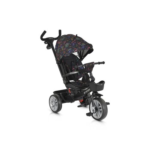 3800146231521 - Byox Tricycle Space 3 in 1 Dreirad Getränkehalter Korb Schiebegriff EVA-Räder bunt