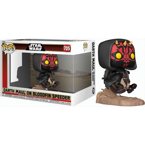 0889698760140 - Die dunkle Bedrohung - Darth Maul on Bloodfin Speeder (Pop! Ride Deluxe) Vinyl Figur 705 Funko Pop! multicolor