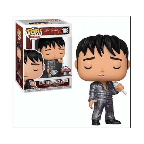 0889698366502 - Funko Pop - Elvis Presley 1968 Comeback Special Diamond Glitter 0889698366502 - Funko Pop - Elvis Presley 1968 Comeback Special Diamond Glitter