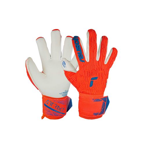 4060485473696 - Torwarthandschuhe REUSCH Attrakt Gold X Freegel Damen Gr 10 orange (orange blau) 69% Elastodien 26% Polyester 5% Polyamid mehrfarbig Sportlich Handschuhe mit Evolution Negative Cut