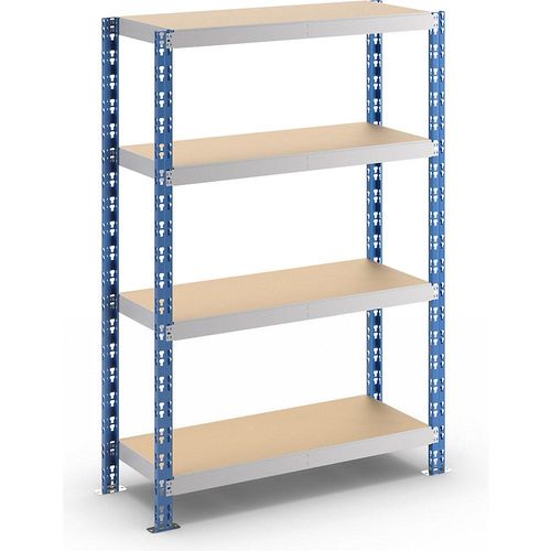 4061753092540 - eurokraft basic Universal-Steckregal stabil Spanplattenböden HxBxT 1508 x 1050 x 400 mm Grundregal 4061753092540 - eurokraft basic Universal-Steckregal stabil Spanplattenböden HxBxT 1508 x 1050 x 400 mm Grundregal