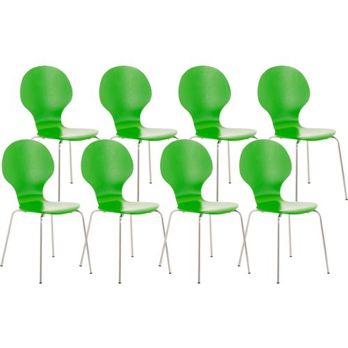 4251152617165 - 8 x Stapelstuhl Diego I Ergonomischer Konferenzstuhl Mit Holzsitz Und Metallgestell I Stapelbarer Stuhl Mit Pflegeleichter Sitzfläche 4251152617165 - 8 x Stapelstuhl Diego I Ergonomischer Konferenzstuhl Mit Holzsitz Und Metallgestell I Stapelbarer Stuhl Mit Pflegeleichter Sitzfläche