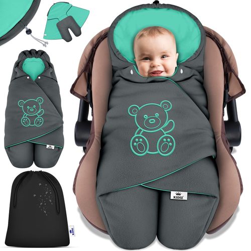 4255598305051 - KIDIZ® Baby Einschlagdecke Winter mit Kapuze +Tasche Babyeinschlagdecke Universal für Babyschale Autositz zB für Maxi-Cosi Römer für Buggy Babybett Kinderwagen & alle Gurtsysteme 3 & 5-Punkt Gurt 4255598305051 - KIDIZ® Baby Einschlagdecke Winter mit Kapuze +Tasche Babyeinschlagdecke Universal für Babyschale Autositz zB für Maxi-Cosi Römer für Buggy Babybett Kinderwagen & alle Gurtsysteme 3 & 5-Punkt Gurt