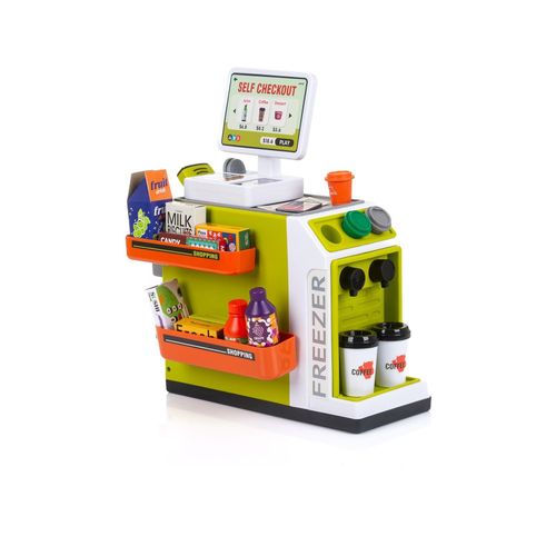 3800931061531 - Spielzeug Supermarkt 46-teilig Kasse Lebensmittel Becher Scanner Geld grün 3800931061531 - Spielzeug Supermarkt 46-teilig Kasse Lebensmittel Becher Scanner Geld grün