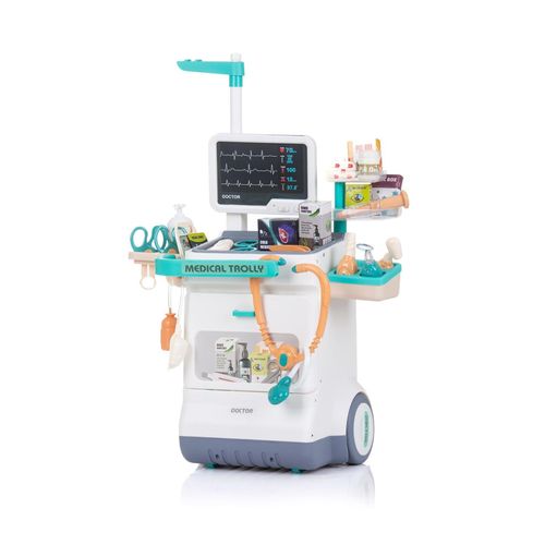 3800931061555 - Kinderspielzeug-Set Arzt 26-teilig Geräusche Licht Arztutensilien weiß 3800931061555 - Kinderspielzeug-Set Arzt 26-teilig Geräusche Licht Arztutensilien weiß