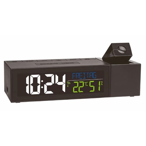 4009816032607 - Tfa Dostmann - 60501401 anzeigen Radiowecker mit Thermometer Kunststoff Schwarz (l) 167 x (b) 66 x (h) 48 mm