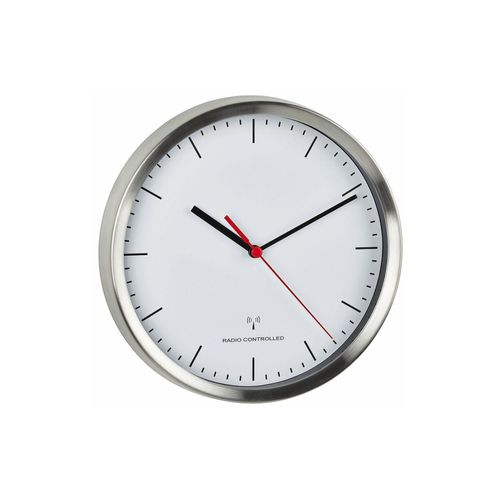 4009816029829 - 60353002 Funk Wanduhr 220 mm x 45 mm Aluminium (gebürstet)