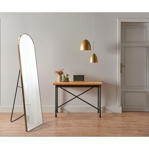 4255705601731 - Standspiegel LENFRA Savannah gold (goldfarben) B45cm H160cm T28cm Aluminium Spiegel