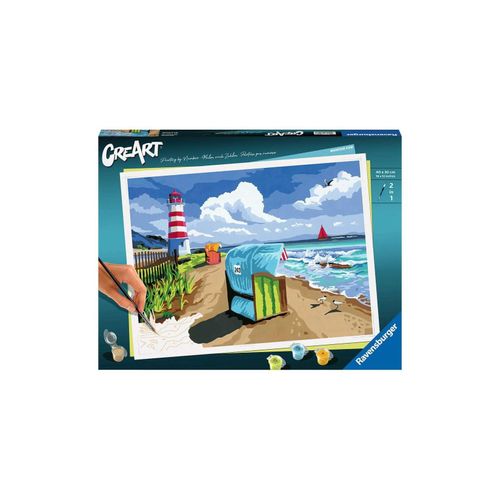 4005556235476 - Malen nach Zahlen RAVENSBURGER CreArt Holiday on the Baltic Sea Malvorlagen bunt Kinder Malen Zubehör Made in Europe  FSC- schützt Wald - weltweit