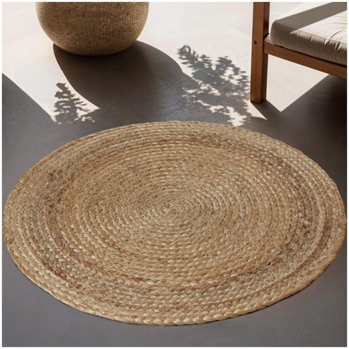 4061173270740 - tectake® Handgewebter Teppich - Strapazierfähiger und pflegeleichter Teppich - Rund - Jute natur - Erhältlich in verschiedenen Größen - Natur - Ø 60 cm 4061173270740 - tectake® Handgewebter Teppich - Strapazierfähiger und pflegeleichter Teppich - Rund - Jute natur - Erhältlich in verschiedenen Größen - Natur - Ø 60 cm
