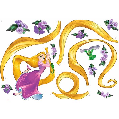 4036834347284 - KOMAR Wandtattoo Rapunzel Wandtattoos 100x70 cm (Breite x Höhe) selbstklebendes Wandtattoo Gr B H 100 cm x 70 cm Prinzessin lila (lila gelb) Wandtattoos Wandsticker 4036834347284 - KOMAR Wandtattoo Rapunzel Wandtattoos 100x70 cm (Breite x Höhe) selbstklebendes Wandtattoo Gr B H 100 cm x 70 cm Prinzessin lila (lila gelb) Wandtattoos Wandsticker