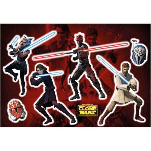 4036834178444 - KOMAR Wandtattoo Clone Wars Showdown Wandtattoos 100 x 70 cm Gr B H 100 cm x 70 cm Kinder-Comic bunt Wandtattoos und Wandsticker 4036834178444 - KOMAR Wandtattoo Clone Wars Showdown Wandtattoos 100 x 70 cm Gr B H 100 cm x 70 cm Kinder-Comic bunt Wandtattoos und Wandsticker