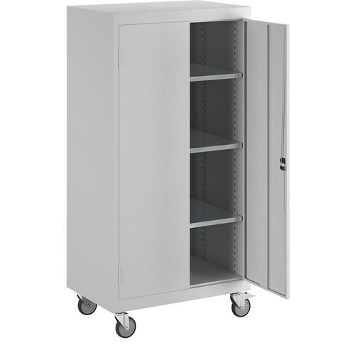 8697653672399 - Fahrschrank HxBxT 1680 x 920 x 610 mm lichtgrau RAL 7035 8697653672399 - Fahrschrank HxBxT 1680 x 920 x 610 mm lichtgrau RAL 7035