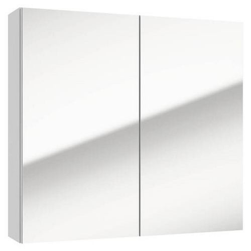 5906365418854 - Midyou Spiegelschrank Weiß Glas 2 Fächer 65x60x15 cm Soft-Close-System Badezimmer Badezimmerspiegel Spiegelschränke 5906365418854 - Midyou Spiegelschrank Weiß Glas 2 Fächer 65x60x15 cm Soft-Close-System Badezimmer Badezimmerspiegel Spiegelschränke