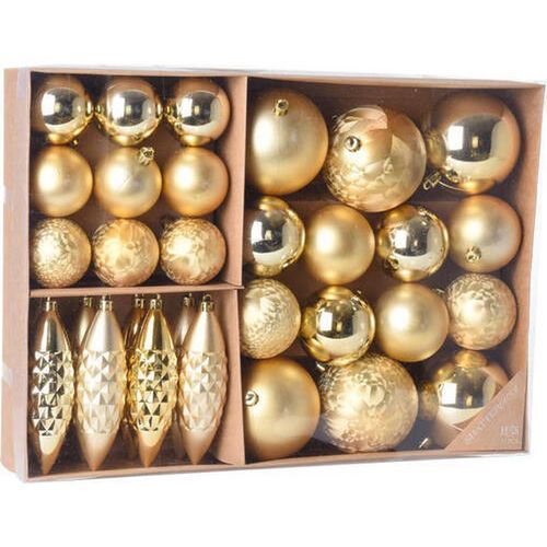 8719202716351 - X-Mas Christbaumkugel-Set Kunststoff Dekoration Weihnachtsdekoration Weihnachtsbaumschmuck Weihnachtskugeln 8719202716351 - X-Mas Christbaumkugel-Set Kunststoff Dekoration Weihnachtsdekoration Weihnachtsbaumschmuck Weihnachtskugeln