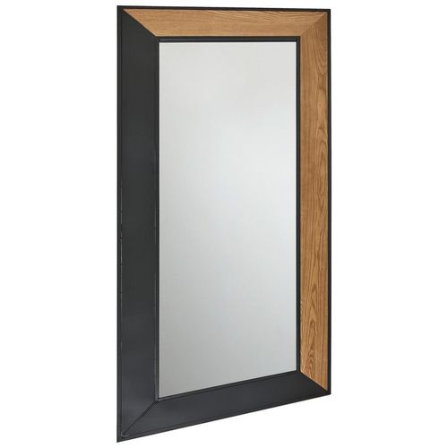 9010585553458 - Midyou Wandspiegel Natur Schwarz Holz Metall Glas Holzwerkstoff TanneTanne furniert rechteckig 84x184x2 cm Spiegel Wandspiegel 9010585553458 - Midyou Wandspiegel Natur Schwarz Holz Metall Glas Holzwerkstoff TanneTanne furniert rechteckig 84x184x2 cm Spiegel Wandspiegel