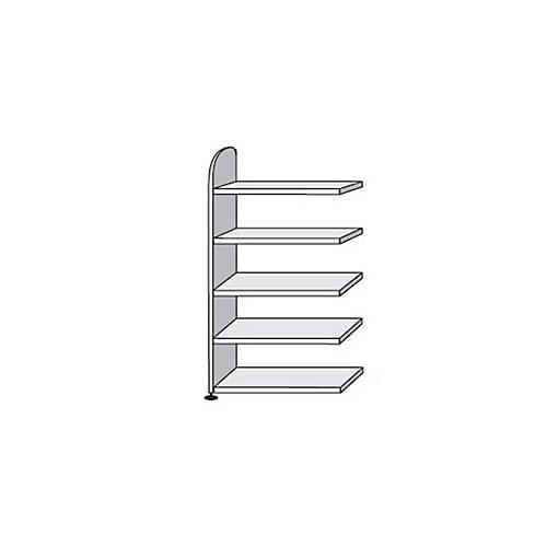 4044917365407 - Büroregal Dante® Anbauregal H 1900 x B 1000 mm ohne Rückwand lichtgrau