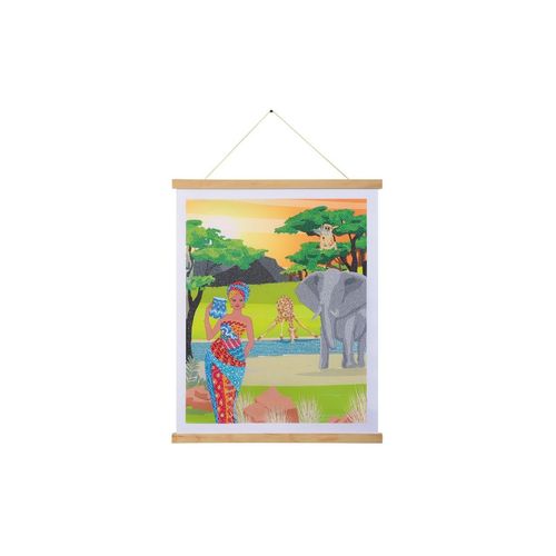 5056588603190 - Kreativset »CRAFT Buddy Crystal Art Scroll Africa 35 x 45 cm« (7 tlg) 5056588603190 - Kreativset »CRAFT Buddy Crystal Art Scroll Africa 35 x 45 cm« (7 tlg)
