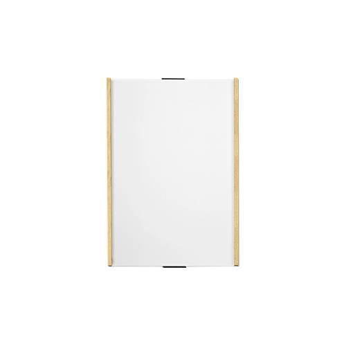 4060081710522 - moedel Wandschild LMH DIN A3 Hochformat Holzrahmen mit Kappen Klebe- oder Schraubmontage B 309 x H 420 mm silber Ahorn