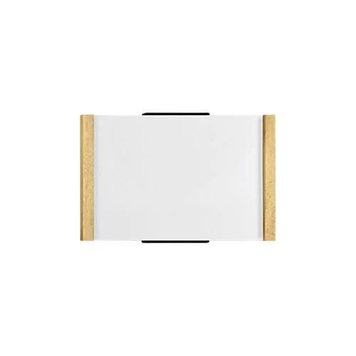 4060081710690 - moedel Türschild LMH DIN A6 Holz- und Aluminiumrahmen individuell beschriftbar Polyester-Abdeckung Klebemontage B 160 x H 103 mm Ahorn