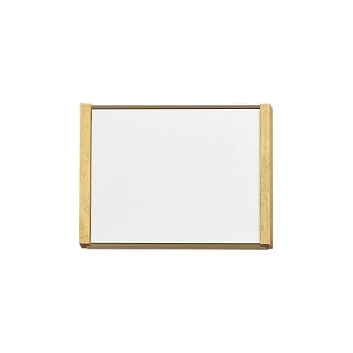 4060081711062 - moedel Türschild LMH DIN A6 individuell beschriftbar Polyester-Abdeckung Klebemontage B 1595 x H 1055 mm Aluminium bronze Ahorn