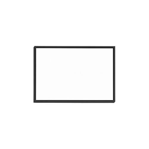 4060081704637 - moedel Türschild Madrid DIN A6 Querformat Aluminiumrahmen Polyesterabdeckung Klebemontage B 1505 x H 1055 mm schwarz