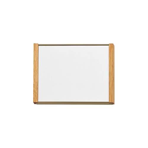4060081711055 - moedel Türschild LMH DIN A6 individuell beschriftbar Polyester-Abdeckung Klebemontage B 1595 x H 1055 mm Aluminium bronze Eiche