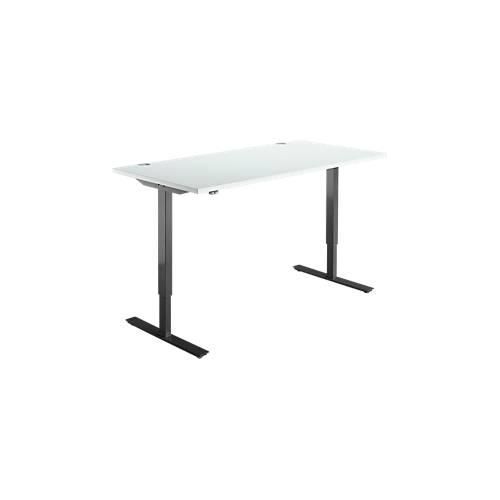4250510859100 - Select Schreibtisch Start Off elektrisch höhenverstellbar Rechteck T-Fuß B 1600 x T 800 x H 705-1205 mm lichtgrau schwarz 4250510859100 - Select Schreibtisch Start Off elektrisch höhenverstellbar Rechteck T-Fuß B 1600 x T 800 x H 705-1205 mm lichtgrau schwarz