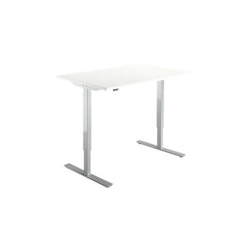 4251898813760 - Select Schreibtisch Start Off elektrisch höhenverstellbar Rechteck T-Fuß B 1200 x T 800 x H 705-1205 mm weiß weißalu 4251898813760 - Select Schreibtisch Start Off elektrisch höhenverstellbar Rechteck T-Fuß B 1200 x T 800 x H 705-1205 mm weiß weißalu
