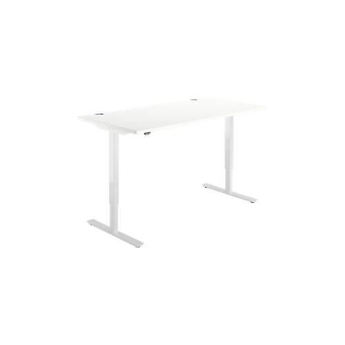 4250510859230 - Select Schreibtisch Start Off elektrisch höhenverstellbar Rechteck T-Fuß B 1600 x T 800 x H 705-1205 mm weiß 4250510859230 - Select Schreibtisch Start Off elektrisch höhenverstellbar Rechteck T-Fuß B 1600 x T 800 x H 705-1205 mm weiß