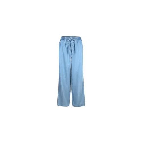 4057651160146 - Stoffhose LIEBLINGSSTÜCK LS-050 Damen Gr 36 N-Gr blau (true blau) Web Obermaterial 55% Baumwolle 45% Lyocell unifarben modisch gerade Hosen elastischer Bund mit Taillenzug Eingrifftaschen