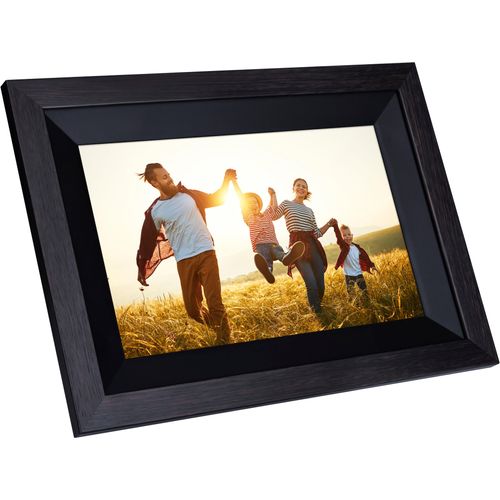 4048805302734 - ROLLEI Smart Frame WiFi 105 mit App-Funktion Digitaler Bilderrahmen 2553 cm 1200 x 1920p Wooden Schwarz