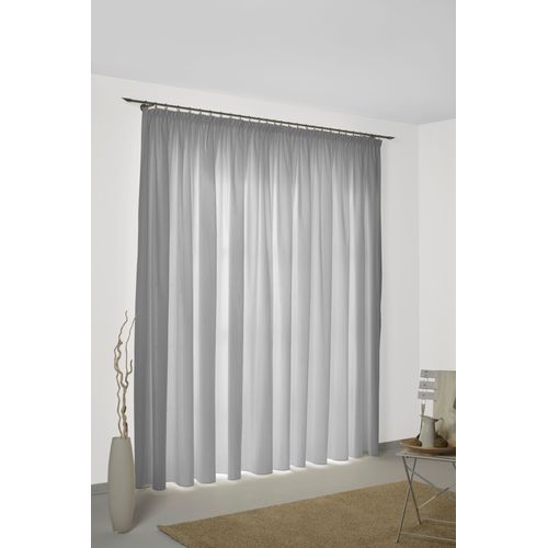 4004567152826 - Vorhang WIRTH SUNBONE Gardinen Gr 225 cm Kräuselband 132 cm grau 4004567152826 - Vorhang WIRTH SUNBONE Gardinen Gr 225 cm Kräuselband 132 cm grau