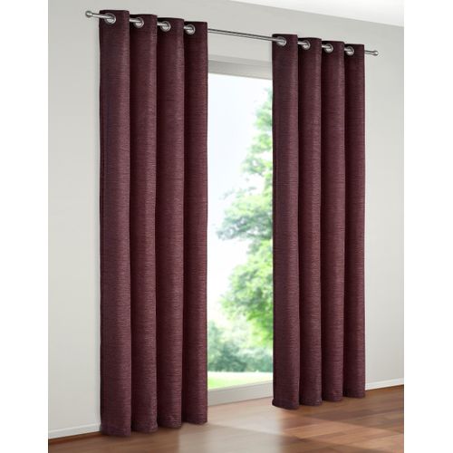 4004567114381 - Vorhang WIRTH Trondheim 328 g m² Gr 1 lila (beere) B132cm H145cm Chenille Polyacryl Gardinen 4004567114381 - Vorhang WIRTH Trondheim 328 g m² Gr 1 lila (beere) B132cm H145cm Chenille Polyacryl Gardinen