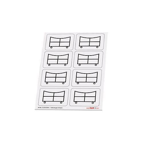 4260291141318 - Taktische Zeichen Taktifol Fahrzeuge rechteckig selbsthaftend beschriftbar trocken abwischbar L 46 x B 32 mm schwarz 8 Zeichen 4260291141318 - Taktische Zeichen Taktifol Fahrzeuge rechteckig selbsthaftend beschriftbar trocken abwischbar L 46 x B 32 mm schwarz 8 Zeichen