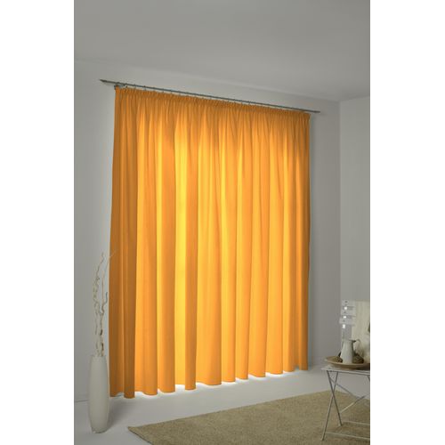 4004567481193 - Vorhang WIRTH WirthNatur orange Gardinen 335cm Kräuselband 127cm Baumwolle nach Maß B127cm H335cm 4004567481193 - Vorhang WIRTH WirthNatur orange Gardinen 335cm Kräuselband 127cm Baumwolle nach Maß B127cm H335cm