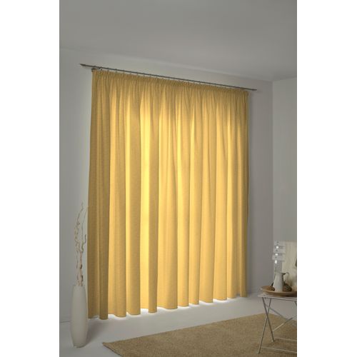 4004567033606 - Vorhang WIRTH Trondheim 234 g m² Gr 6 gelb B132cm H245cm Chenille Polyacryl Gardinen