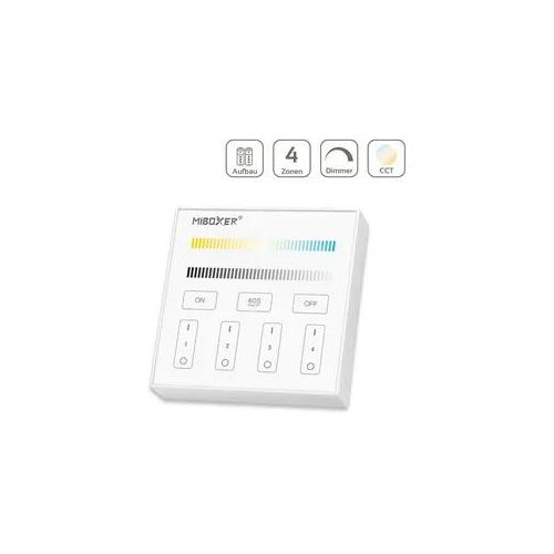 4260385824967 - MiBoxer CCT Wandschalter 4 Zonen Aufbau Dimmen Schalten Farbsteuerung batteriebe 4260385824967 - MiBoxer CCT Wandschalter 4 Zonen Aufbau Dimmen Schalten Farbsteuerung batteriebe