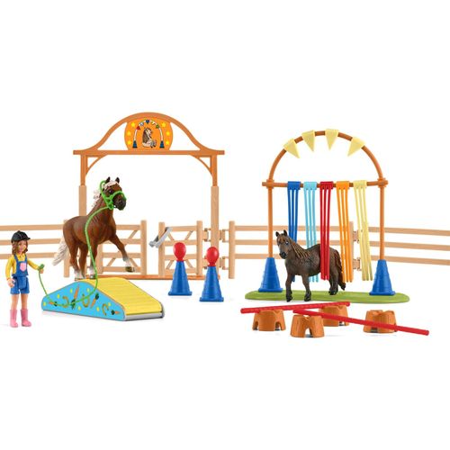 4059433573472 - Farm World 42481 Pony Agility Training Spielfiguren-Set