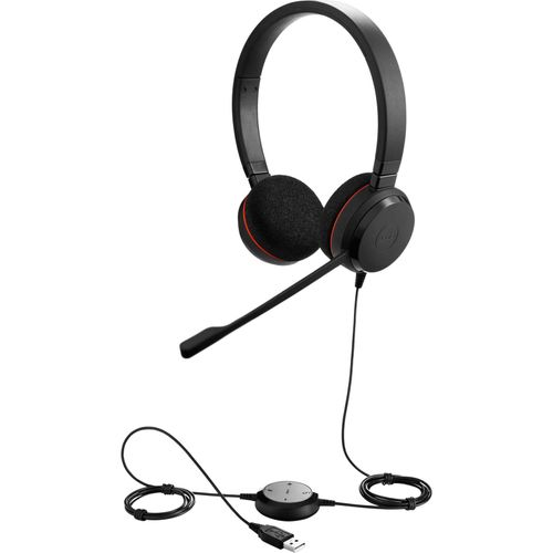 5706991016970 - Evolve 20 Computer On Ear Headset kabelgebunden Stereo Schwarz Mikrofon-Rauschunterdrückung Headset Lautstärkeregelung